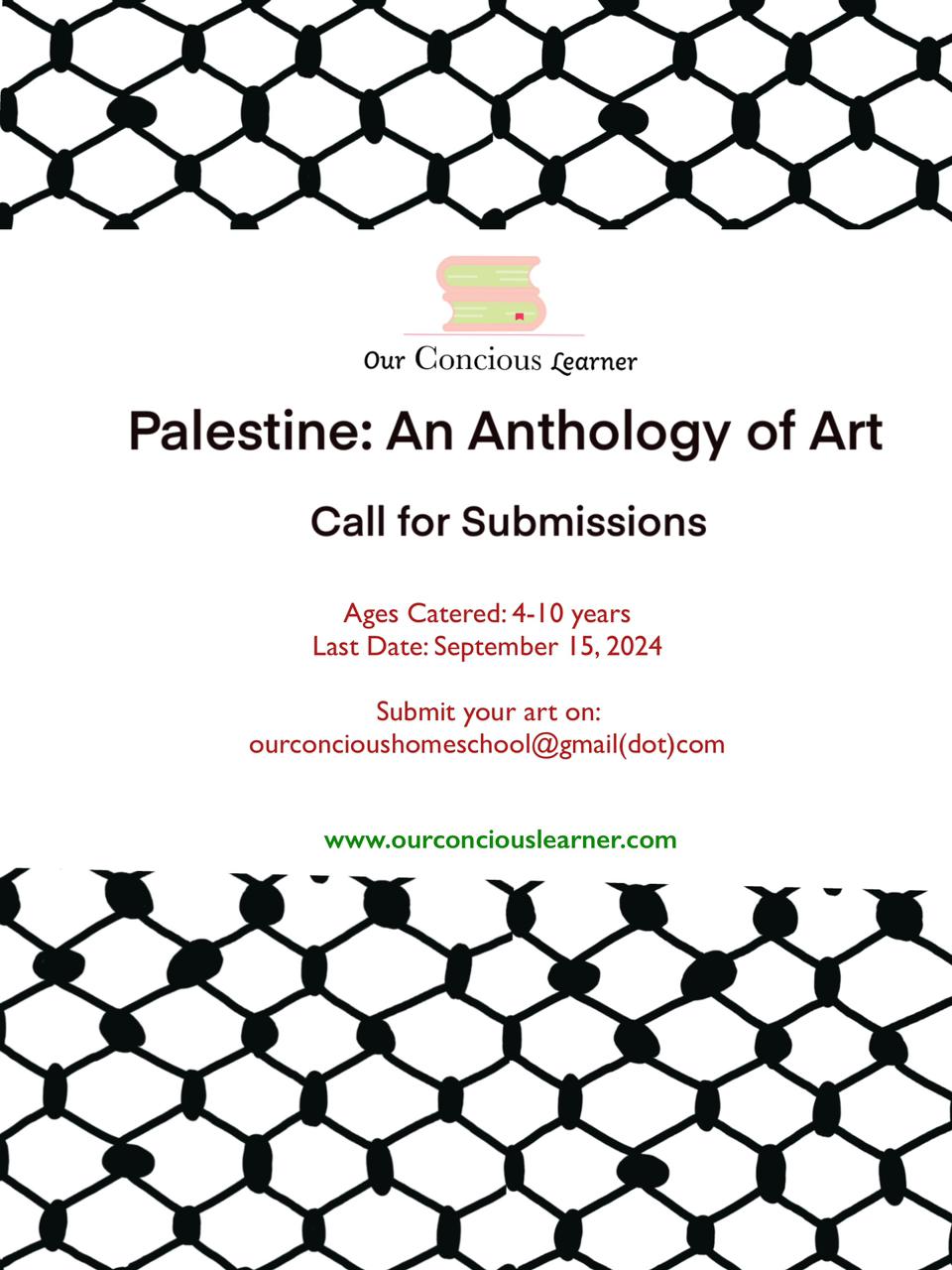 Call For Submissions! Palestine : An Anthology of Art