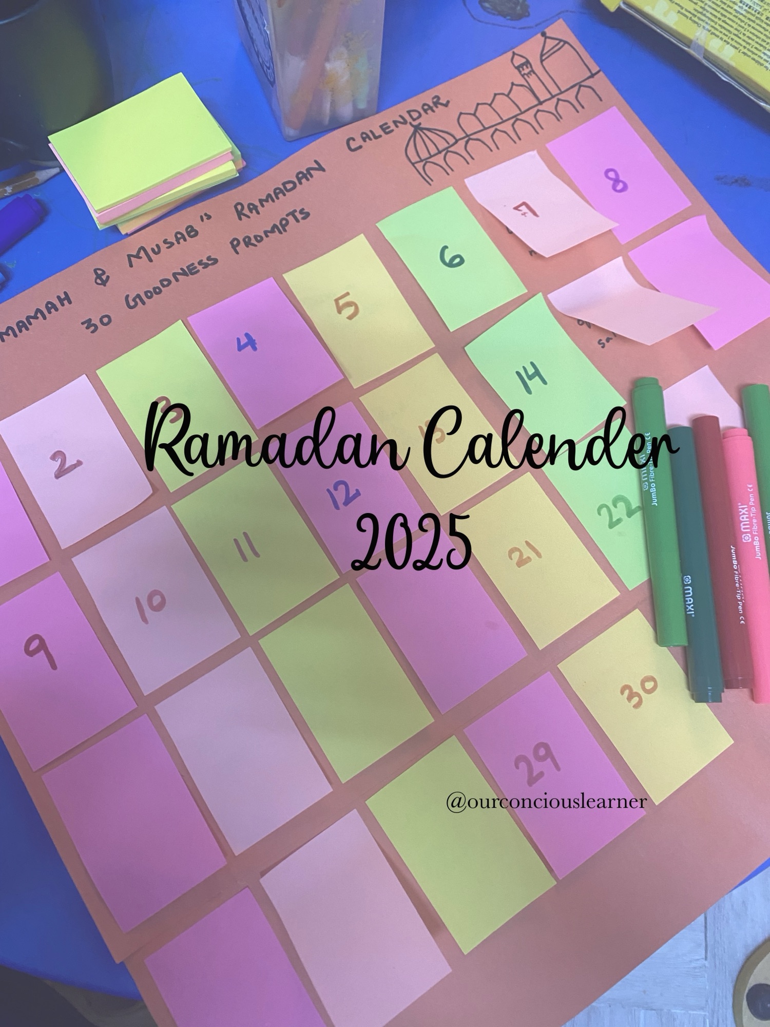 Ramadan Good Deeds’ Calender 2025